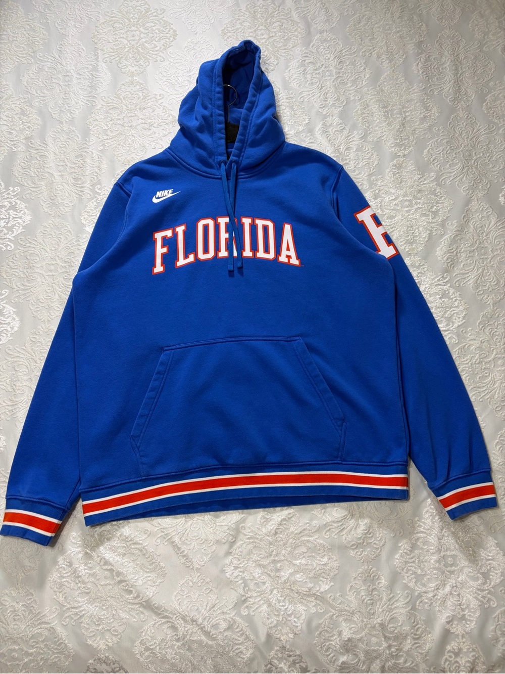 Nike Florida Gators Retro Pullover Hoodie Royal Blue Size XL